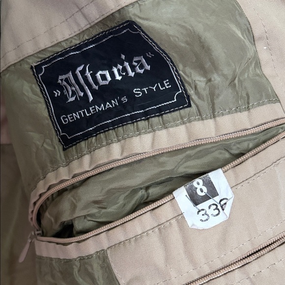 Men's Tan Coat - Picture 2 of 2